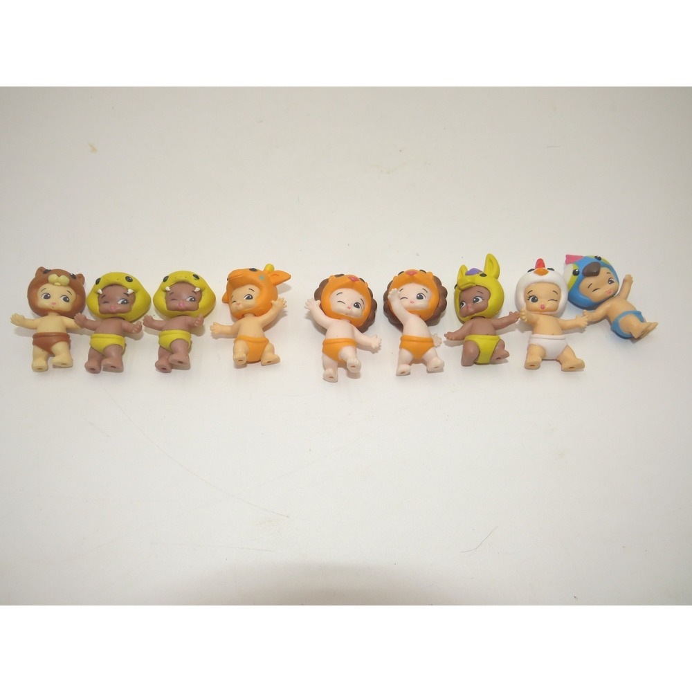 Twozies Dolls Lot 9 Moose Toys Mini Figures Babies Infants 2"
